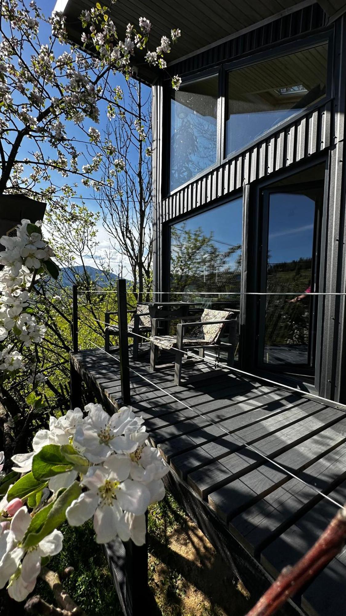Казковий Дім Та Garden Два Будиночки В Горах З Чаном-Джакузі Slawske Exterior foto